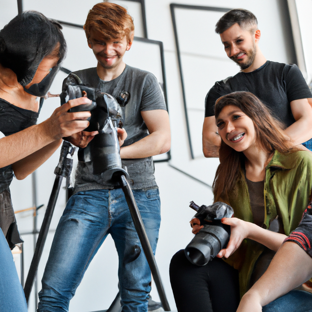 Креативная команда за совместной работой — разнообразие и энергия