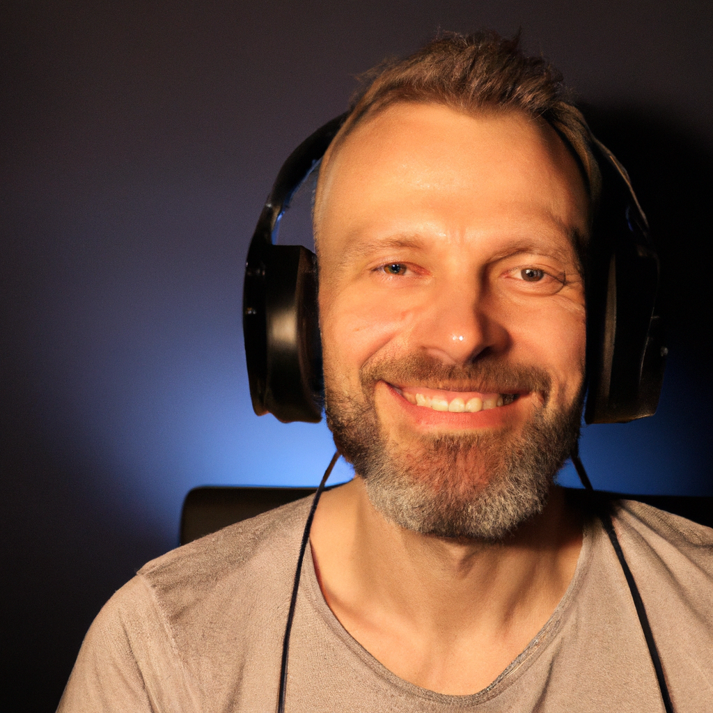 Портрет аудиофила в студии